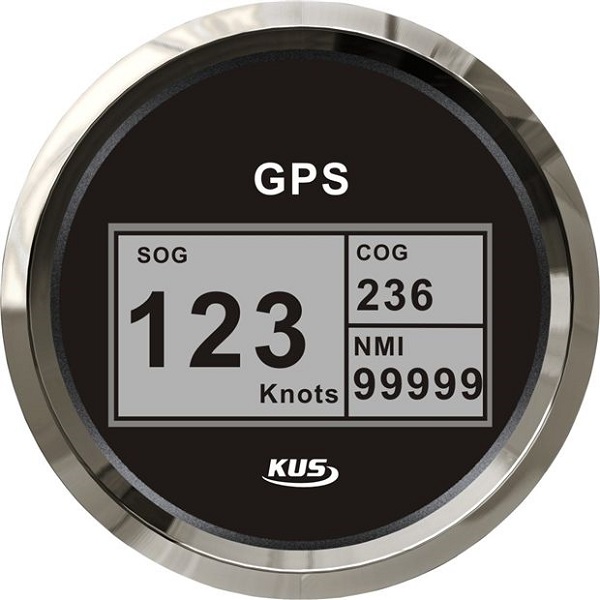besked Ekstrem fattigdom Fremskynde GPS Log 0 - 999 knob, digital, sort med stålring, 85 mm. GPS antenne