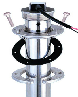 6 huls flange til BSP 1 1/4” gevind (til S3 og SH3 niveaumålere)